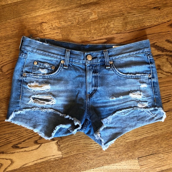 Rag & Bone Denim Shorts Sz 24 - Picture 2 of 3
